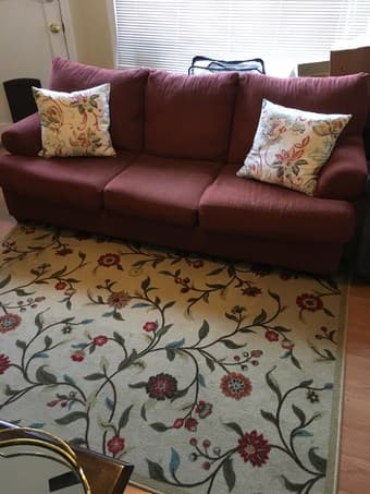 lovely free couch - must pickup today! 2