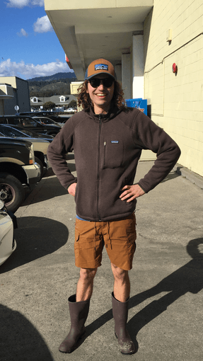 Lost Men’s Brown Patagonia Zipup Sweater, last seen at Sapp 1