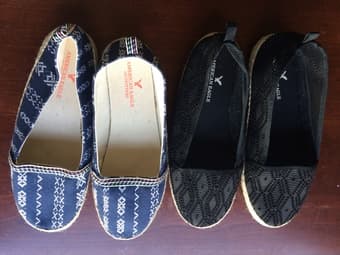 4 pairs of Shoes size 7, 5 dollars for all of them 1