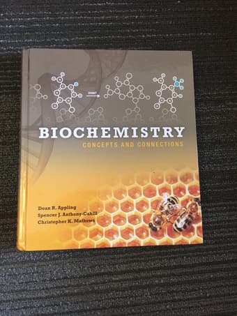 Bioechemistry Concepts and Connections 1