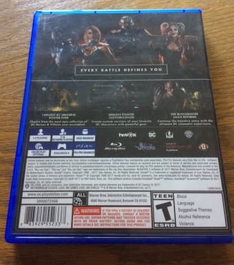 Selling Injustice 2 for PS4 2