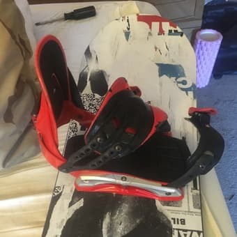 Snowboard boots and bindings 3