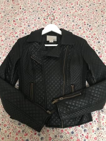 faux leather jacket for women S 1