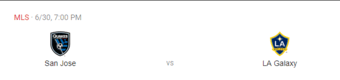 San Jose Earthquakes vs. LA Galaxy Tickets x2 For Sale 1