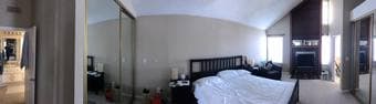 Huge master bedroom in waterfront house with private bathroom and offi 3