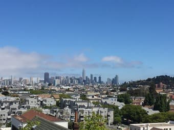 Master bedroom in SF with amazing views 2