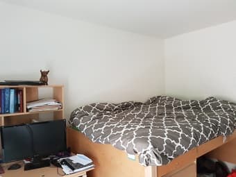 SUBLET: Room in 2-bedroom apartment in on-campus building for 3 weeks 1