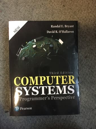 CS107: computer systems :A programmers perspective 1