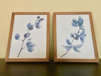 Blue Flower Paintings 1