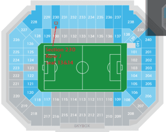 San Jose Earthquakes vs. LA Galaxy Tickets x2 For Sale 1