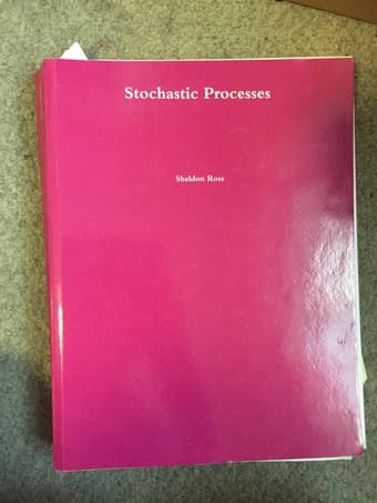 Stats 217: Stochastic Processes by Sheldon Ross 1