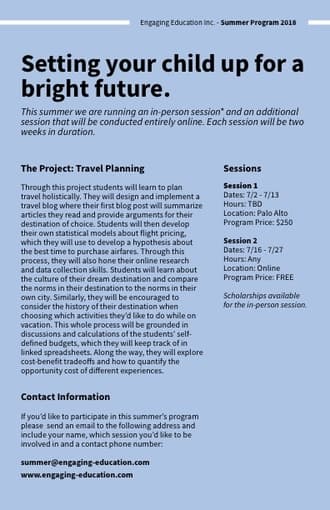 Awesome Project-based Summer School - $250 in-person or FREE online! 4