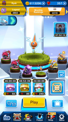 Pokemon Duel Account (top tier) 16UX 140EX 15cubeEX 1