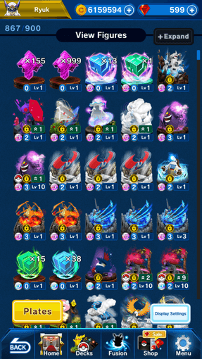 Pokemon Duel Account (top tier) 16UX 140EX 15cubeEX 4