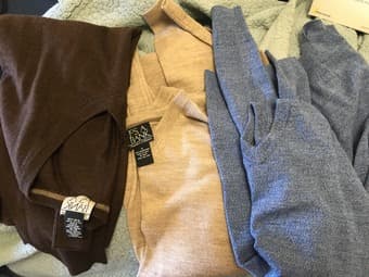100% Merino wool sweater, Adult small, $30 each 1