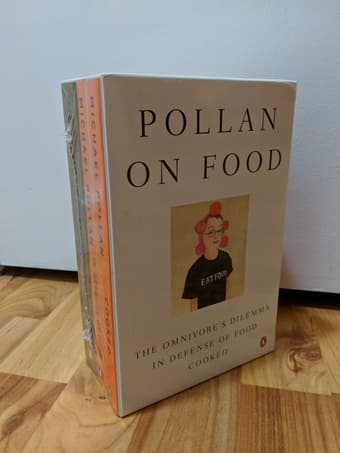 Unopened Michael Pollan "On Food" set of 3 books 1
