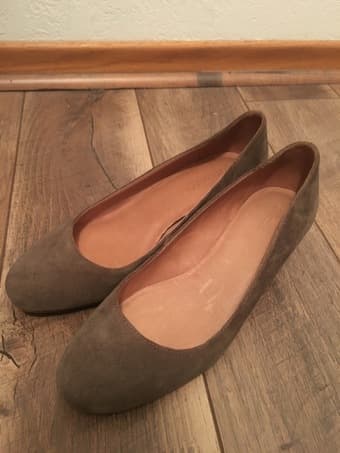 Madewell Brown Ella Pumps - like new 1