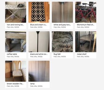 FREE & cheap furniture, stylish decor - lamps, bike, sofas - Free 3