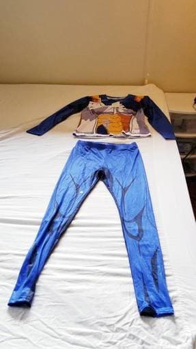 VEGETA DRAGONBALL Z DBZ costume medium adult size brand new 2