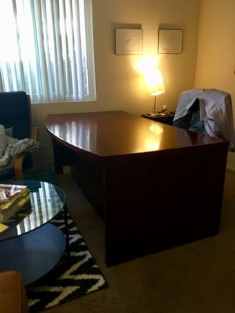 Beautiful MAHOGANY Desk FREE 1