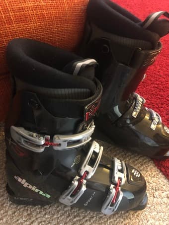 Alpina X3 Sport Fit Ski Boots US 8.5 1