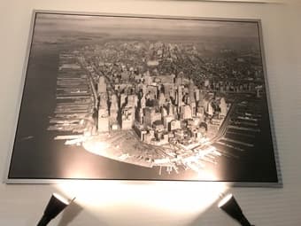 55” x 39.35” Huge Wall Art of Manhattan, 1961 1