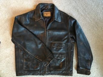 Men's Timberland Leather Jacket (size L) 1