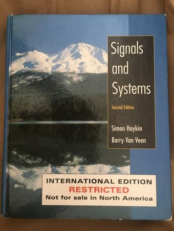 OBO: signal and system, communcation system, information theory 3