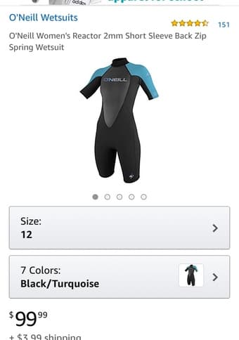O’Neill Women’s Reactor Spring Wetsuit 2