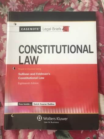 Law school supplements &  ConLaw Principles & Policies 5th Edition 3