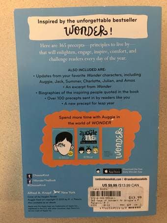 365 Days of Wonder (Mr. Browne's Precepts) - R.J. Palacio 2