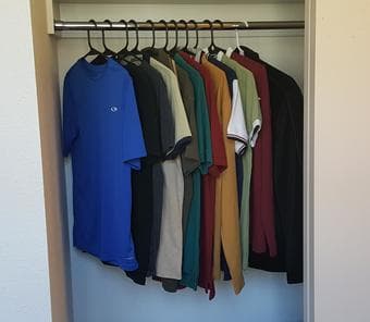 Assortment of new long/short sleeve men's T-shirts - $5 each! 1