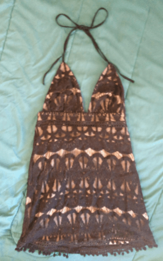 Halter dress (almost new!) - $15 1