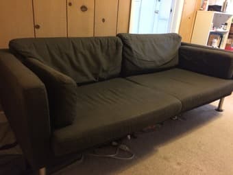 free black couch 1