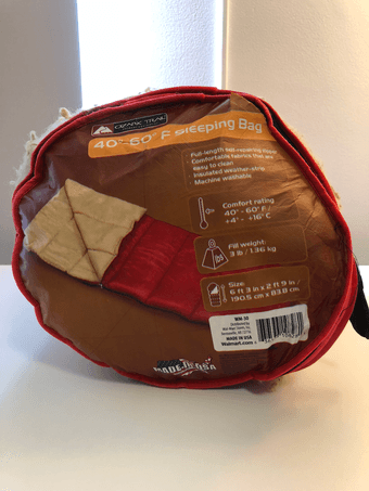 Ozark trail 40-60 degree sleeping bag 1