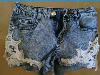 Like new. Denim shorts. - $6 1