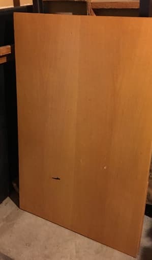 Free butcher block table 1
