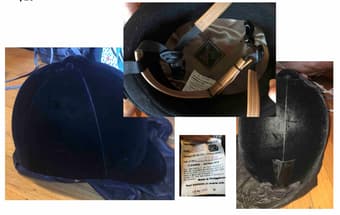 Adult english riding boots and helmet 2