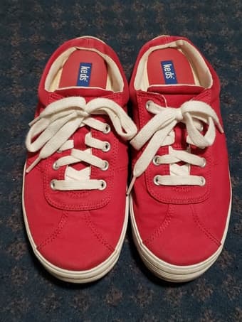 red Keds sneakers- women's 6.5 1