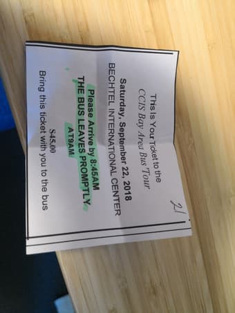 CCIS Bay Area Bus Tour 1