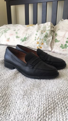 Genuine Leather Loafers - Size 9 (Women’s) 1