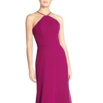 Hailey Paige Occasions Chiffon Dress -- Size 4 1