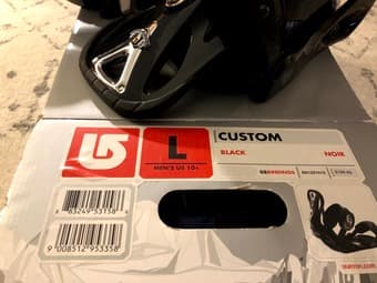 FS Brand new snowboarding bindings, size L 4
