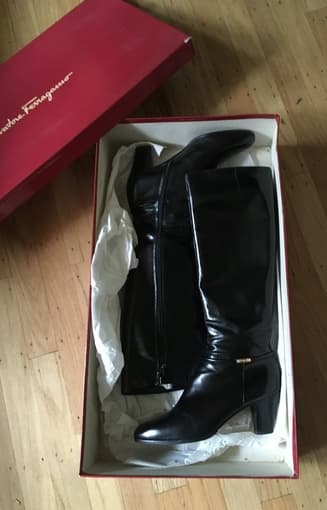Dress Boots: Salvatore Ferragamo, Women's size 6 1