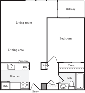 Beautiful, quiet 1 BR/BA in incredible SoMA Location (VIRTUAL TOUR AVA 1