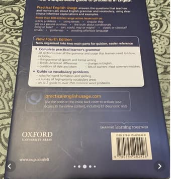 Practical English Usage New Fourth Edition. 2