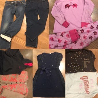 Excellent condition: Bag of sz 7-8 Girls clothes 1