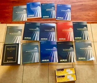 2012 Kaplan California bar exam preparation books 1