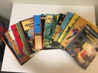 Tintin comic book collection 1