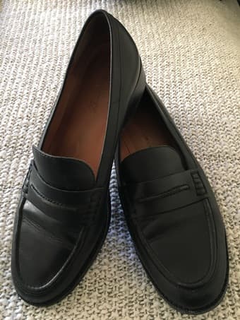 Madewell Genuine Leather Loafers (Black) - size W9 2